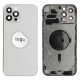 Rear cover excl. small parts (Pulled A) - Silver, For iPhone 12 Pro Max