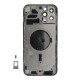 Rear cover excl. small parts (Pulled A) - Silver, For iPhone 12 Pro Max
