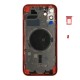 Rear cover excl. small parts (Pulled A) - Red, For iPhone 12 Rear cover excl. small parts (Pulled A) - Red, For iPhone 12