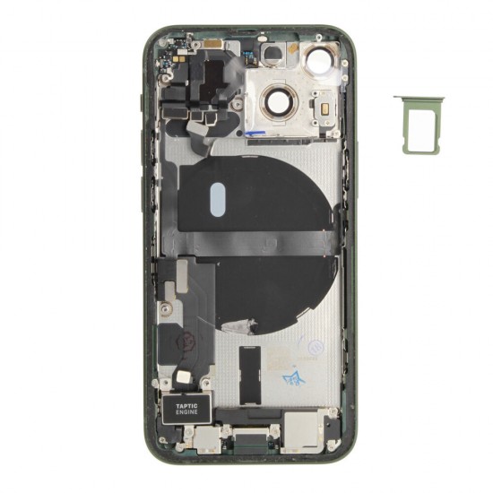Rear cover incl. small parts (Pulled A) - Green, For iPhone 13 mini Rear cover incl. small parts (Pulled A) - Green, For iPhone 13 mini