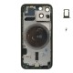 Rear cover excl. small parts (Pulled A) - Green, For iPhone 13 mini