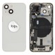 Rear cover incl. small parts (Pulled A) - White, For iPhone 13 mini Rear cover incl. small parts (Pulled A) - White, For iPhone 13 mini