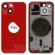 Rear cover excl. small parts (Pulled A) - Red, For iPhone 13 mini Rear cover excl. small parts (Pulled A) - Red, For iPhone 13 mini