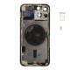Rear cover excl. small parts (Pulled A) - White, For iPhone 13 mini
