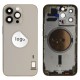 Rear cover excl. small parts (Pulled A) - Gold, For iPhone 13 Pro