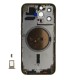 Rear cover excl. small parts (Pulled A) - Gold, For iPhone 13 Pro