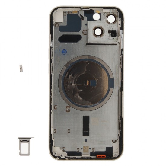 Rear cover excl. small parts (Pulled A) - Starlight, For iPhone 13