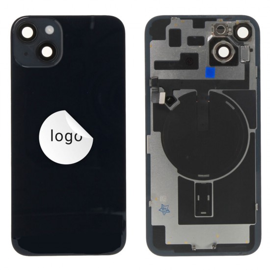 Rear cover incl. small parts (Pulled B) - Black, For iPhone 14 Plus Rear cover incl. small parts (Pulled B) - Black, For iPhone 14 Plus