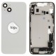 Rear cover incl. small parts (Pulled A) - White, For iPhone 14 Plus