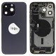 Rear cover incl. small parts (Pulled A) - Purple, For iPhone 14 Pro Max