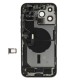 Rear cover incl. small parts (Pulled A) - Purple, For iPhone 14 Pro Max