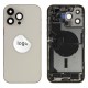 Rear cover incl. small parts (Pulled C) - Gold, For iPhone 14 Pro Max