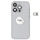 Rear cover incl. small parts (Pulled C) - Silver, For iPhone 14 Pro Rear cover incl. small parts (Pulled C) - Silver, For iPhone 14 Pro