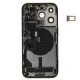 Rear cover incl. small parts (Pulled C) - Gold, For iPhone 14 Pro