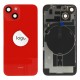 Rear cover incl. small parts (Pulled A) - Red, For iPhone 14