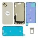Rear cover incl. small parts (Pulled A) - Yellow, For iPhone 15 Plus