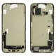 Rear cover incl. small parts (Pulled A) - Yellow, For iPhone 15 Plus