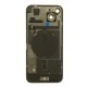 Back glass (Pulled A) - Pink, For iPhone 15 Plus