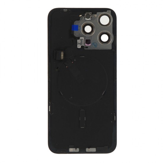 Back glass (Pulled B) - White, For iPhone 15 Pro Max