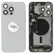 Rear cover incl. small parts (Pulled A) - White, For iPhone 15 Pro Max Rear cover incl. small parts (Pulled A) - White, For iPhone 15 Pro Max
