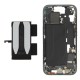 Middle frame incl. battery (Original) - Black, Apple iPhone 15