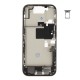 Middle frame incl. small parts (Pulled C) - Grey, For iPhone 16 Pro Middle frame incl. small parts (Pulled C) - Grey, For iPhone 16 Pro