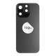 Back glass (Pulled B) - Black, For iPhone 16 Pro