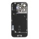 Back glass (Pulled B) - Black, For iPhone 16 Pro