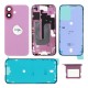 Rear cover excl. small parts (Pulled A) - Pink, For iPhone 16 Rear cover excl. small parts (Pulled A) - Pink, For iPhone 16
