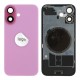 Rear cover excl. small parts (Pulled A) - Pink, For iPhone 16 Rear cover excl. small parts (Pulled A) - Pink, For iPhone 16