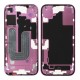 Rear cover excl. small parts (Pulled A) - Pink, For iPhone 16 Rear cover excl. small parts (Pulled A) - Pink, For iPhone 16