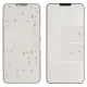 Middle frame incl. battery (Original) - White, Apple iPhone 16e
