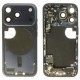 Middle frame incl. small parts (Pulled A) - Dark Blue, For iPhone 17 Pro Middle frame incl. small parts (Pulled A) - Dark Blue, For iPhone 17 Pro