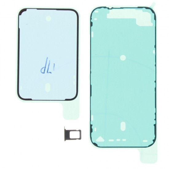 Middle frame incl. small parts (Pulled A) - Dark Blue, For iPhone 17 Pro Middle frame incl. small parts (Pulled A) - Dark Blue, For iPhone 17 Pro