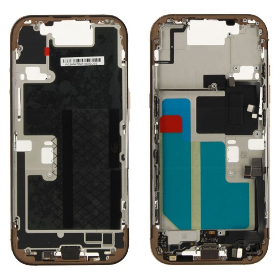 Middle frame incl. battery (Original) - Desert Titanium, Apple iPhone 16 Pro Middle frame incl. battery (Original) - Desert Titanium, Apple iPhone 16 Pro