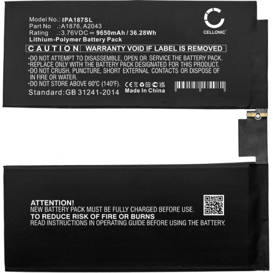 Battery (Compatible), For iPad Pro 12.9 (2018 / 2020)