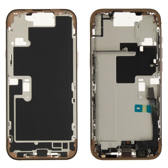 Middle frame incl. battery (Original) - Desert Titanium, Apple iPhone 16 Pro Max Middle frame incl. battery (Original) - Desert Titanium, Apple iPhone 16 Pro Max