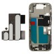 Middle frame incl. battery (Original) - White Titanium, Apple iPhone 16 Pro