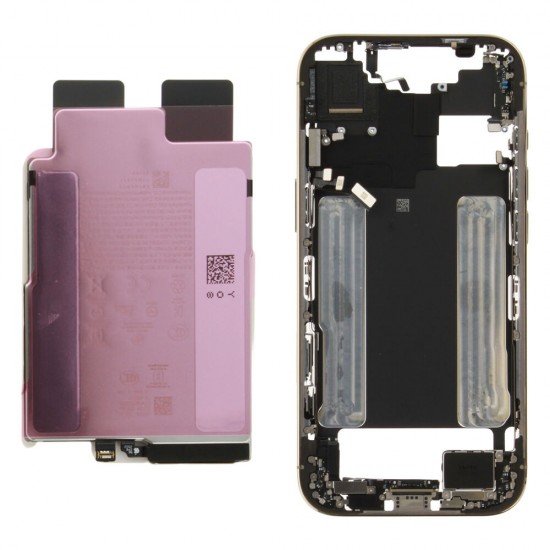 Middle frame incl. battery (Original) - Gold, Apple iPhone Air