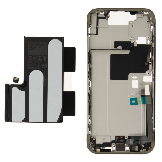 Middle frame incl. battery (Original) - Natural Titanium, Apple iPhone 16 Pro Max