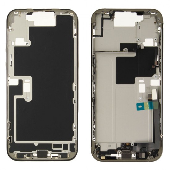 Middle frame incl. battery (Original) - Natural Titanium, Apple iPhone 16 Pro Max