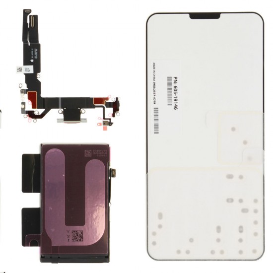 Dock connector incl. Battery (Original) - White, Apple iPhone 17