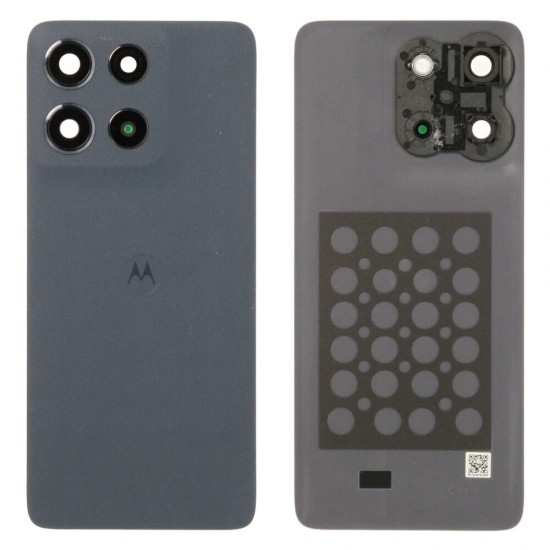 Rear cover (Original) - Black, Motorola Moto G56