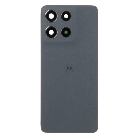 Rear cover (Original) - Black, Motorola Moto G56