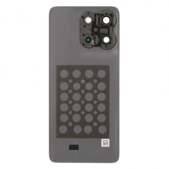 Rear cover (Original) - Black, Motorola Moto G56
