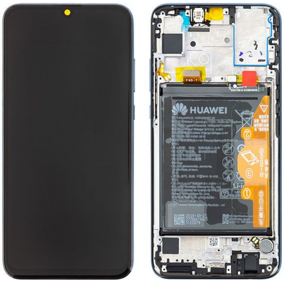 Display incl. frame (Original) - Midnight Black, Honor 10 Lite / Honor 20 Lite Display incl. frame (Original) - Midnight Black, Honor 10 Lite / Honor 20 Lite