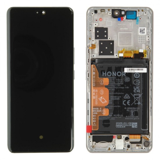 Display incl. frame (Original) - White, Honor 200 Pro Display incl. frame (Original) - White, Honor 200 Pro