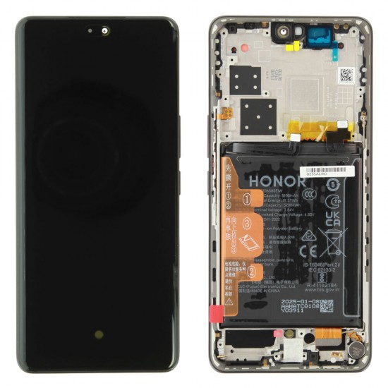 Display incl. frame (Original) - Black, Honor 200 Pro