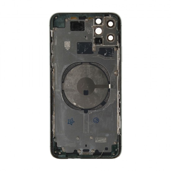 Rear cover excl. small parts (Pulled A) - Green, For iPhone 11 Pro Max