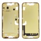 Middle frame excl. small parts (Pulled A)  - Yellow, For iPhone 14 Plus